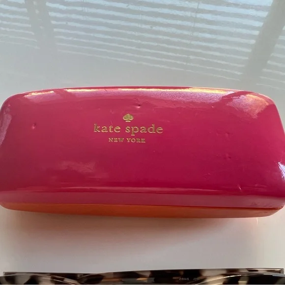 Kate Spade Brown Tortoise Half Rim Wayfarer Eyeglasses Ziba/S JDW Y6 53 19 135 - Picture 5 of 6